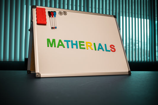 Kampanje! Dobbelt Whiteboard med Magnetiske Bokstaver og Tall